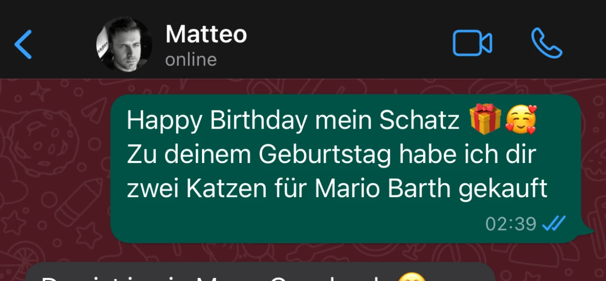 Er ist wohl nicht so der Mario-Barth-Fan