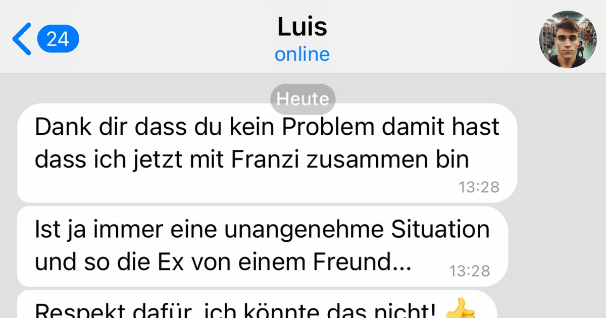 Er dachte einfach die haben sich getrennt