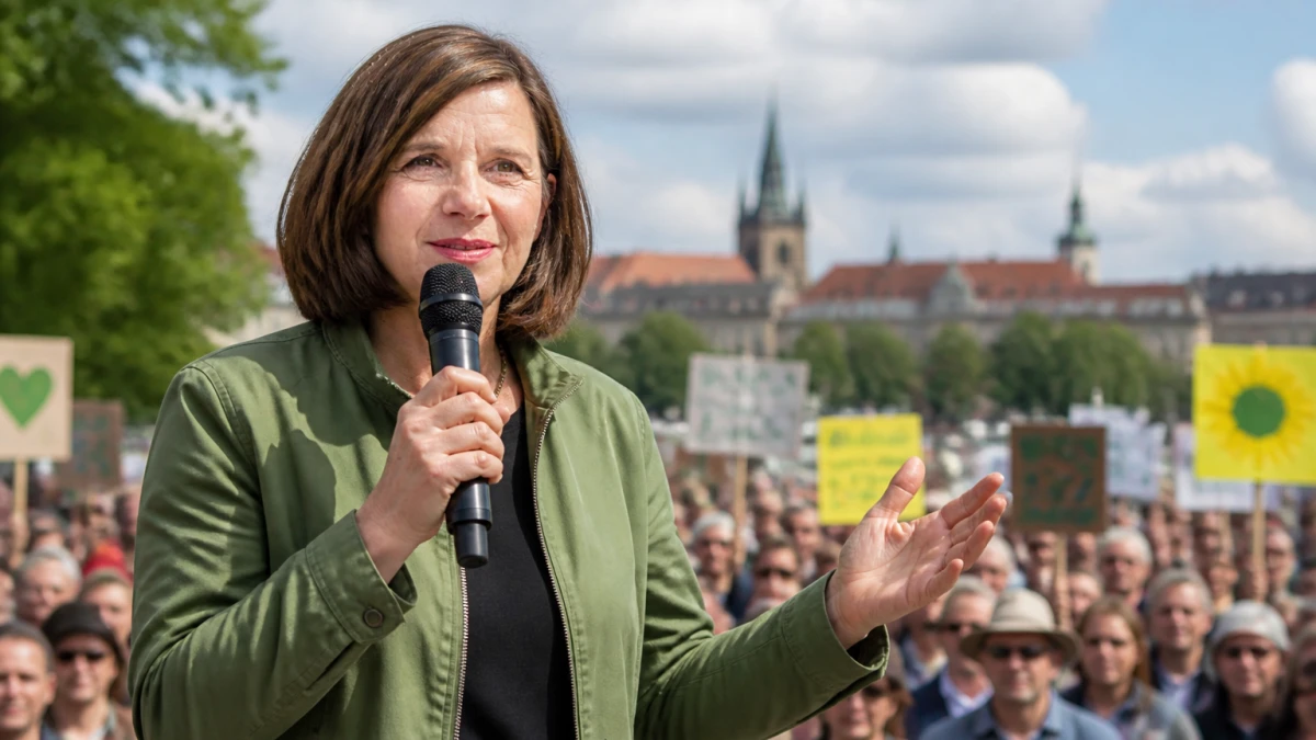 Göring-Eckardt mobilisiert gegen AfD in Erfurt: Blockaden und Demokratiefest geplant