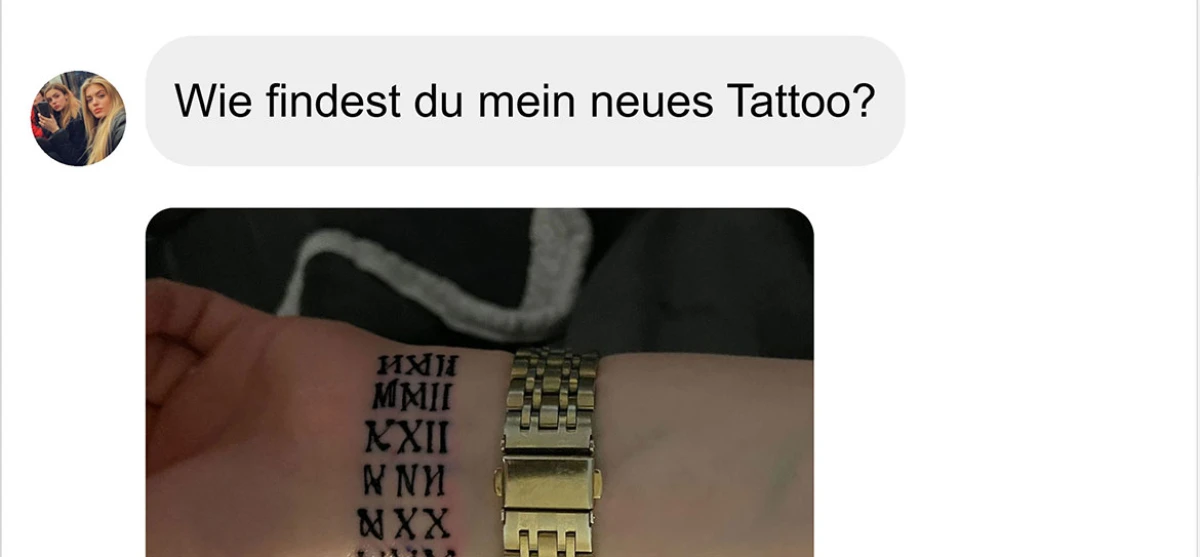 Dieses Tattoo ergibt doch keinen Sinn, oder? đđ