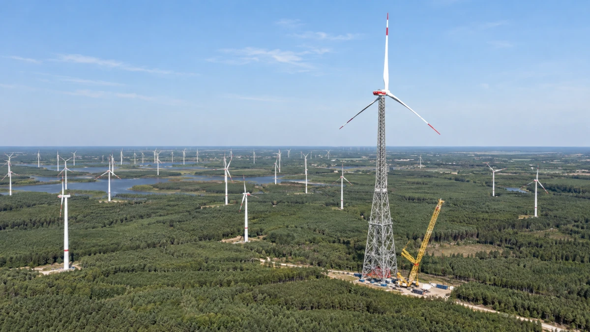 Windrad in Schipkau erreicht 365 Meter – der Rekord hat seinen Preis