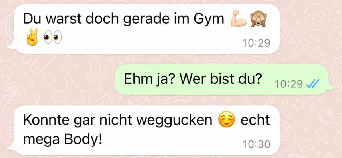 Wenn du nur in Ruhe ins Gym gehen wolltest