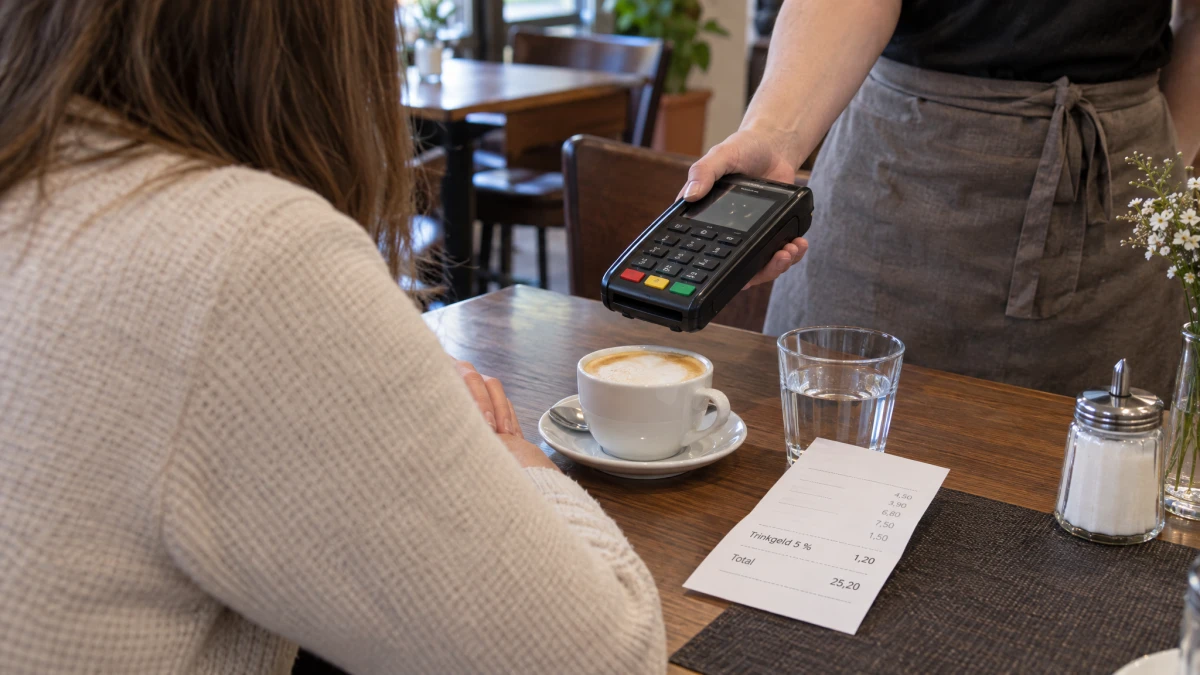 Kärntner Café schlägt 5 % Trinkgeld automatisch auf die Rechnung