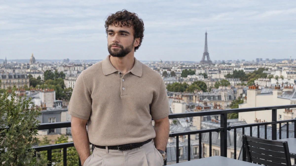 Arda Saatçi steht in Paris erstmals als Model auf dem Laufsteg