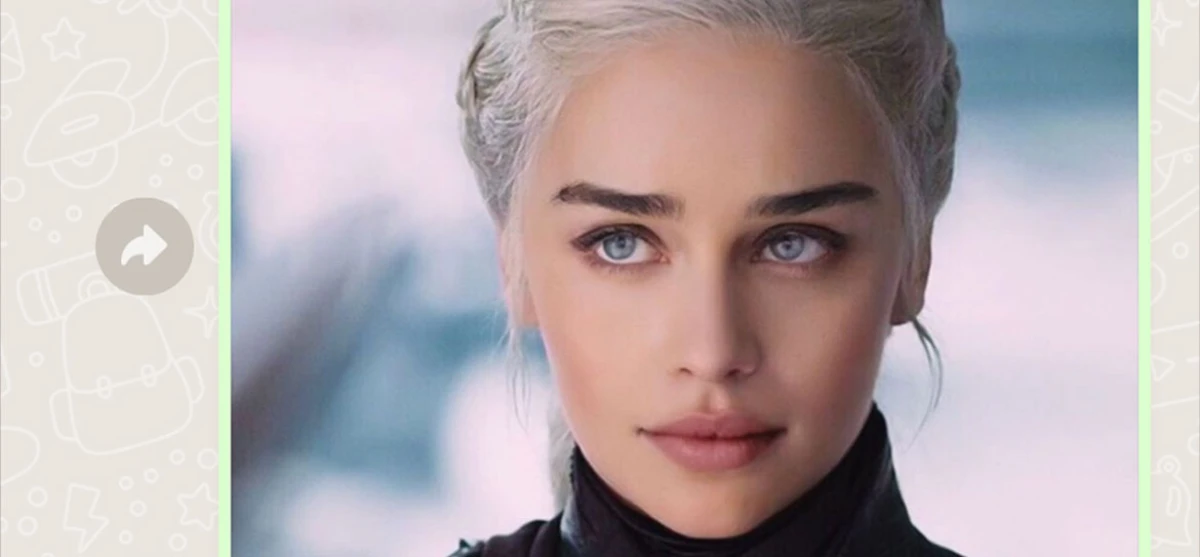 Sie denkt, sie sieht aus wie Khaleesi