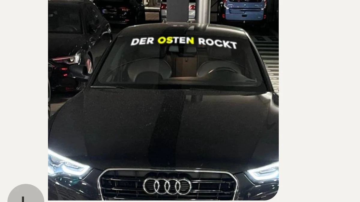 Was hat sie gegen den Sticker