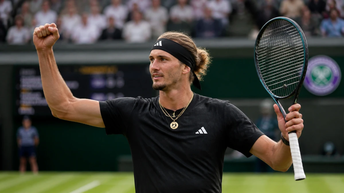 Zverev bezwingt verletzten Fritz: Erstes Wimbledon-Halbfinale nach sieben Pleiten