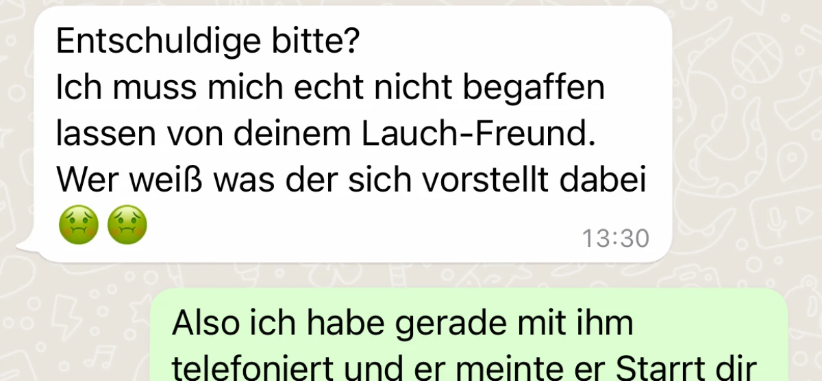 Ihr Freund ist nicht so beliebt im Gym