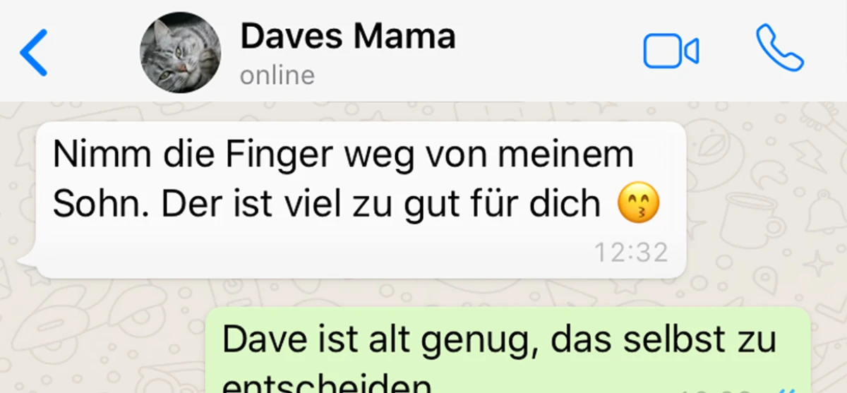 Wenn du erst an der Schwiegermutter vorbei musst