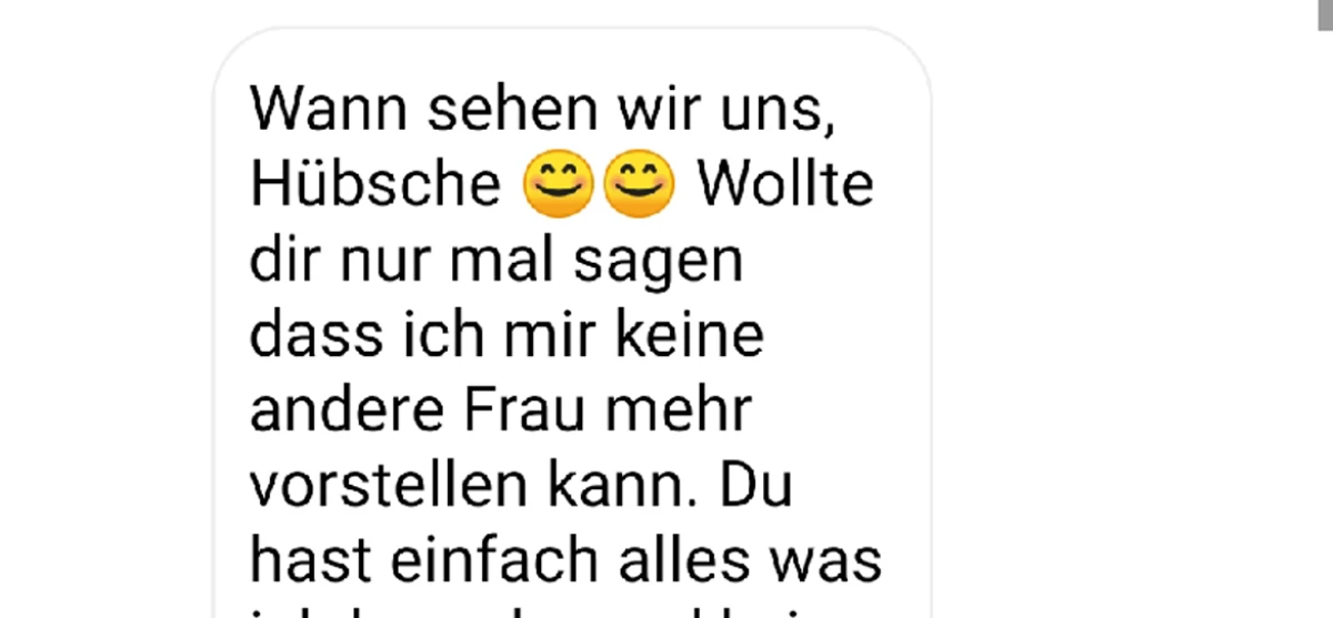 Er denkt auch er kann sich alles erlauben