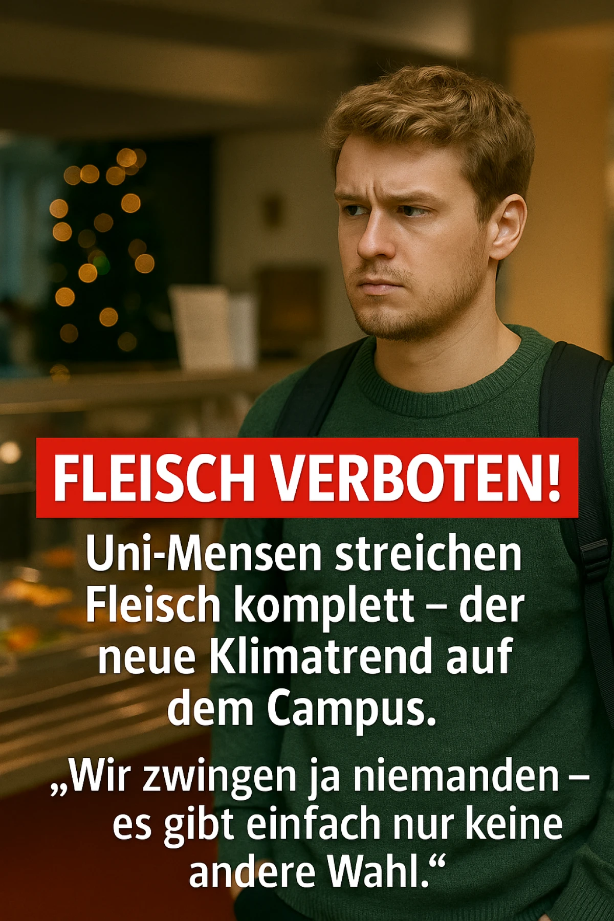 Uni-Mensen verabschieden sich vom Fleisch – Klimatrend auf dem Campus