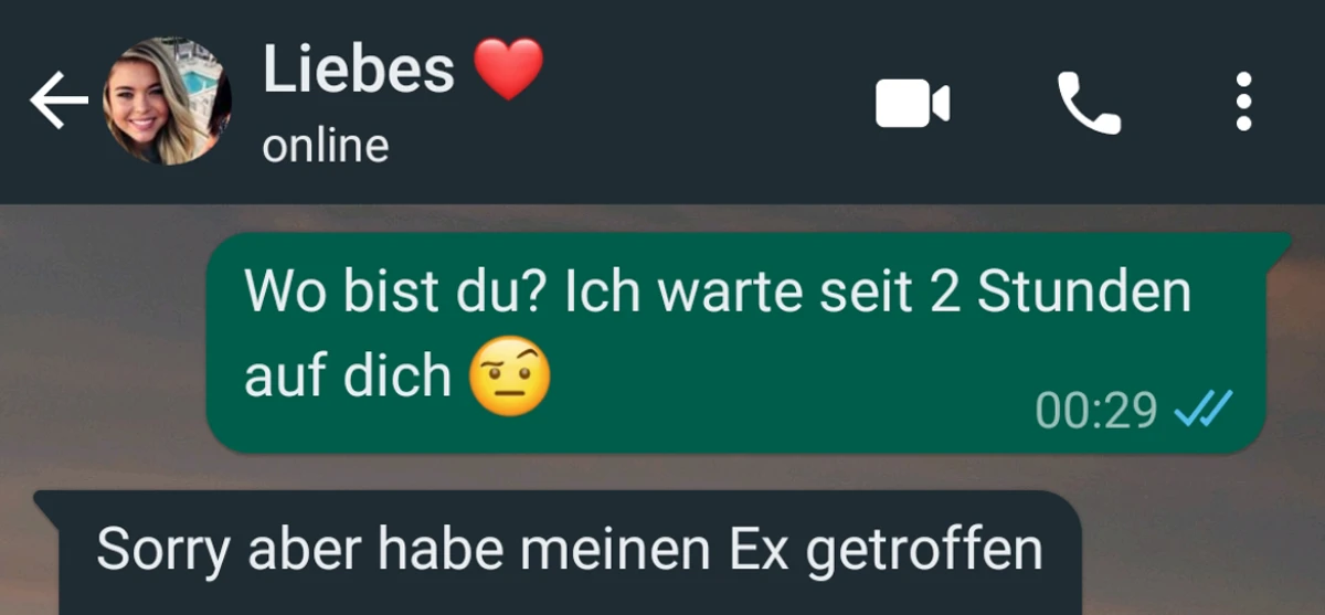 Er hat das nicht wirklich gemacht