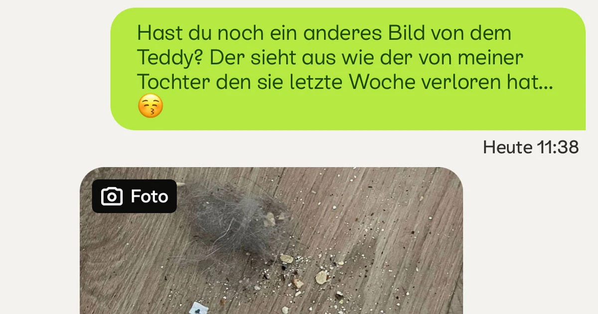 Also nett ist die Reaktion echt nicht