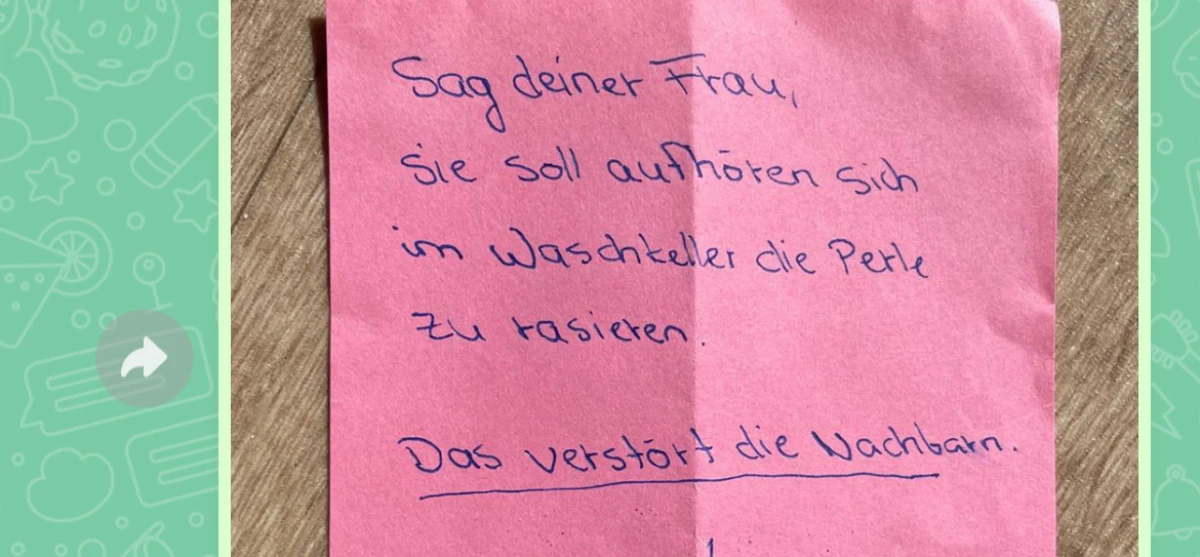 Die Nachbarn haben alles gesehen