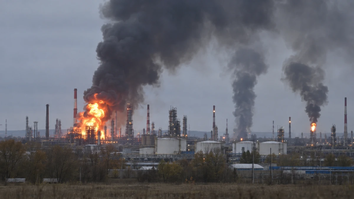 Ukrainische Drohnen treffen Rosneft-Raffinerie in Syzran