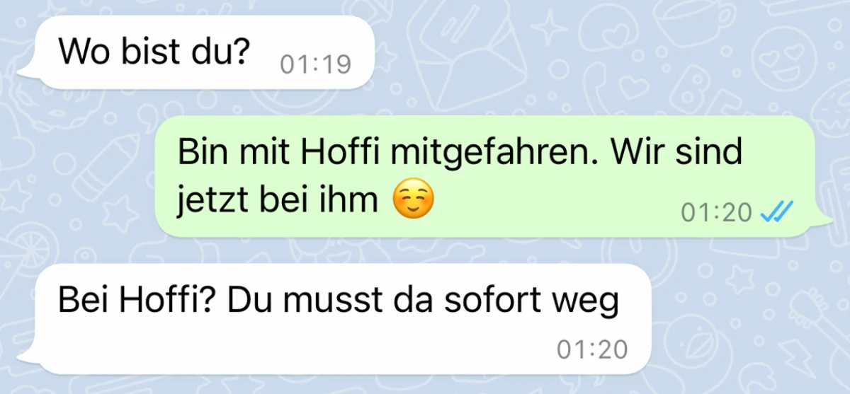 Sie hätte nie mit zu ihm gehen sollen