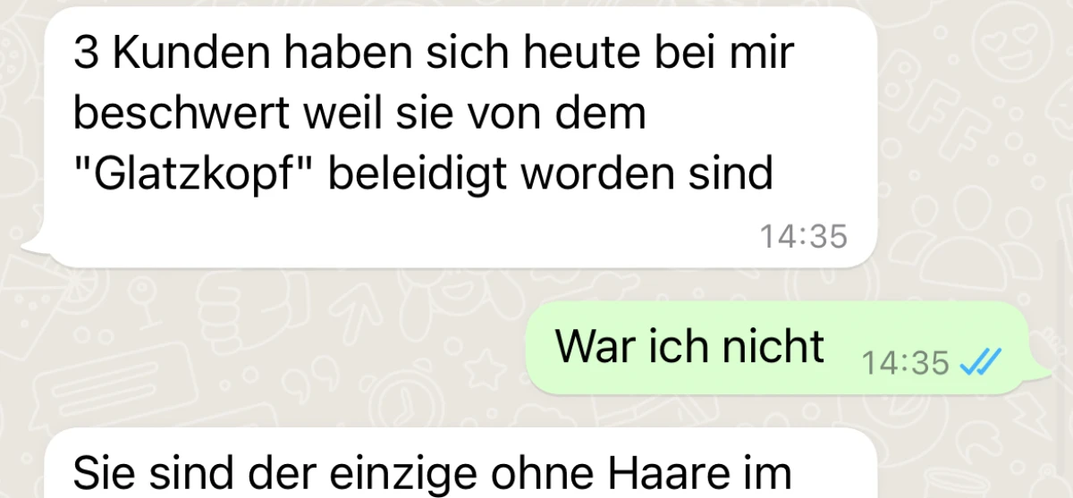 Er ist nicht der beste Arbeiter